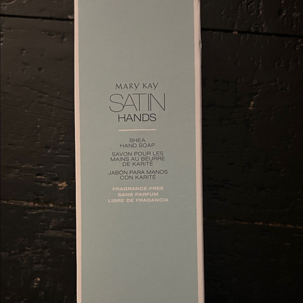 Mary Kay Satin Hands Shea Hand Soap - Fragrance-Free-NIB